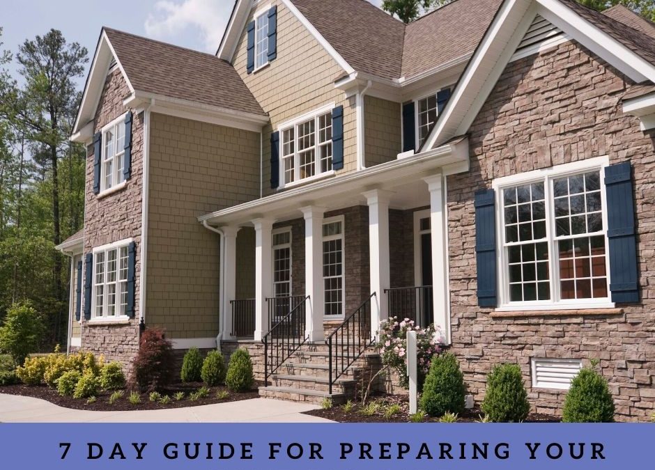 7 Day Guide for Preparing your home for Sale