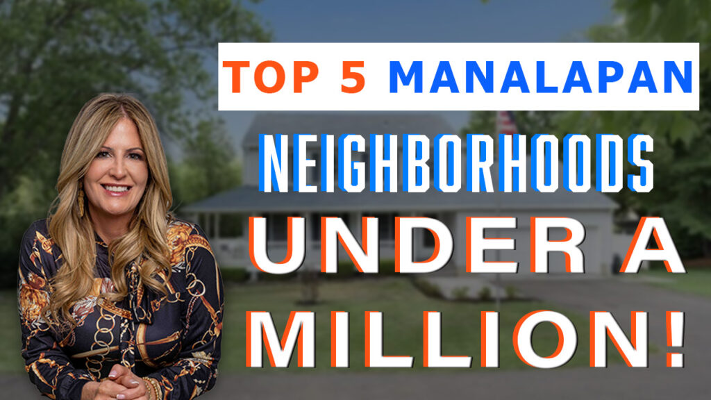 5 Manalapan Township Neighborhoods under $1 million.