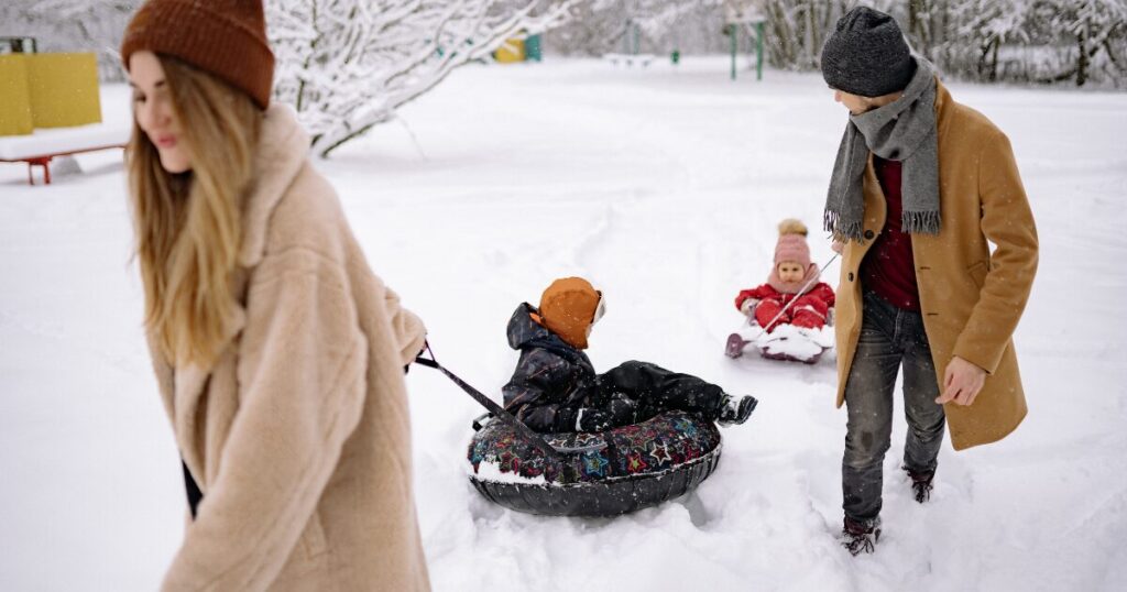 snow tubing