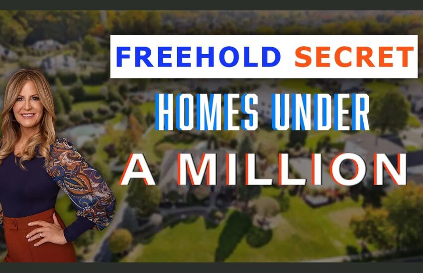 Freehold neighborhoods under $1million