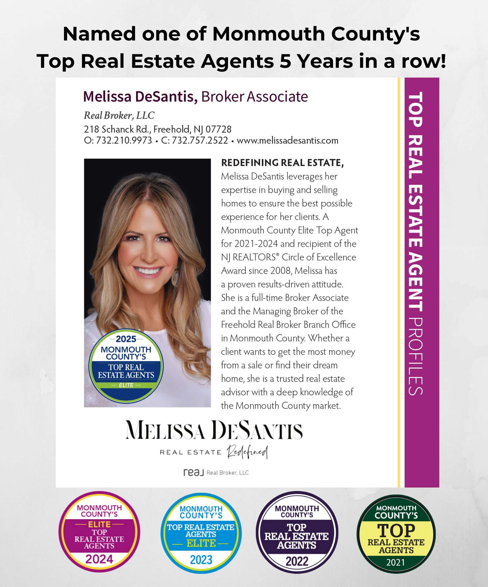 Monmouth Health & Life Elite Agent Award