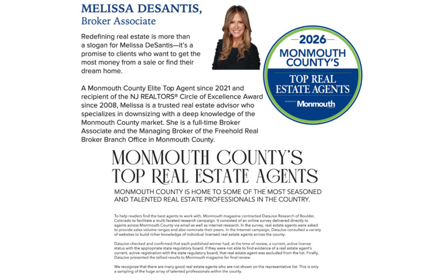 monmouth county top realtor