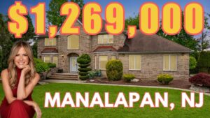 Luxury brick front colonial home in Northern Manalapan NJ